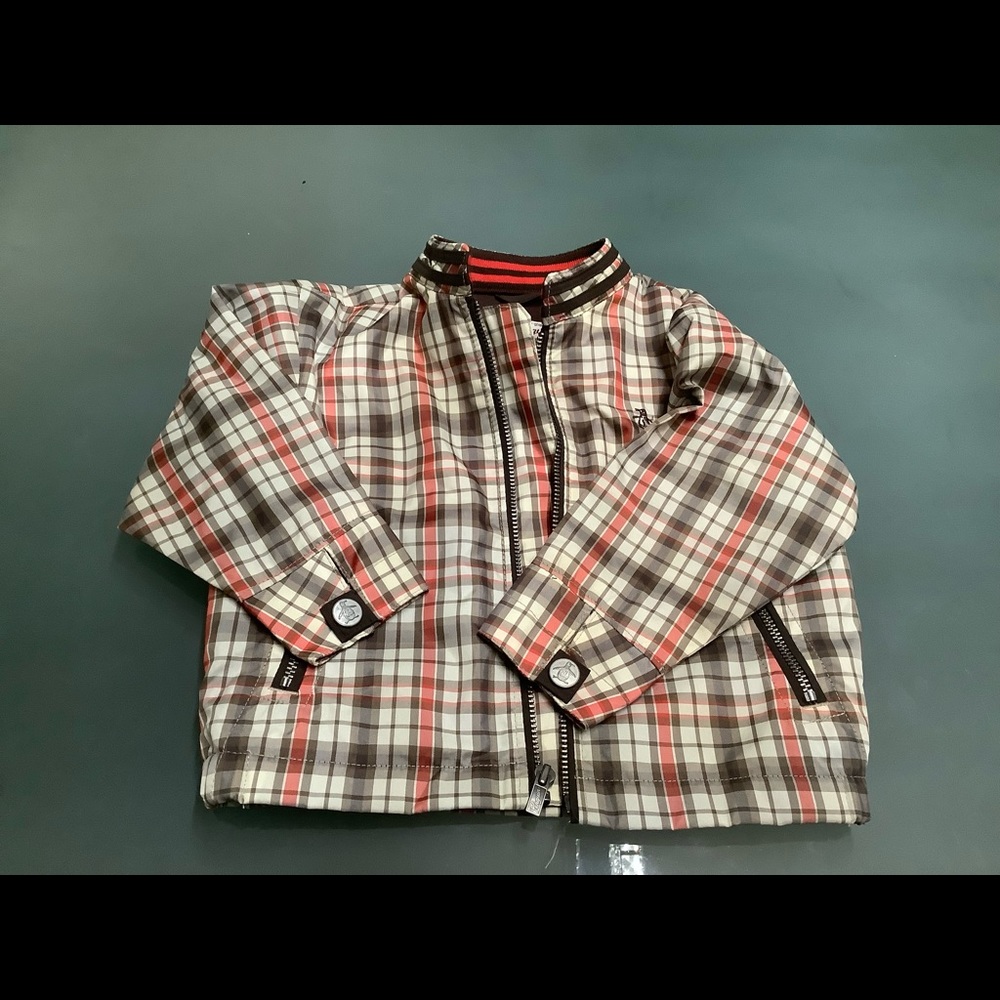 Penguin Boys Windbreaker Jacket Sz 12M
